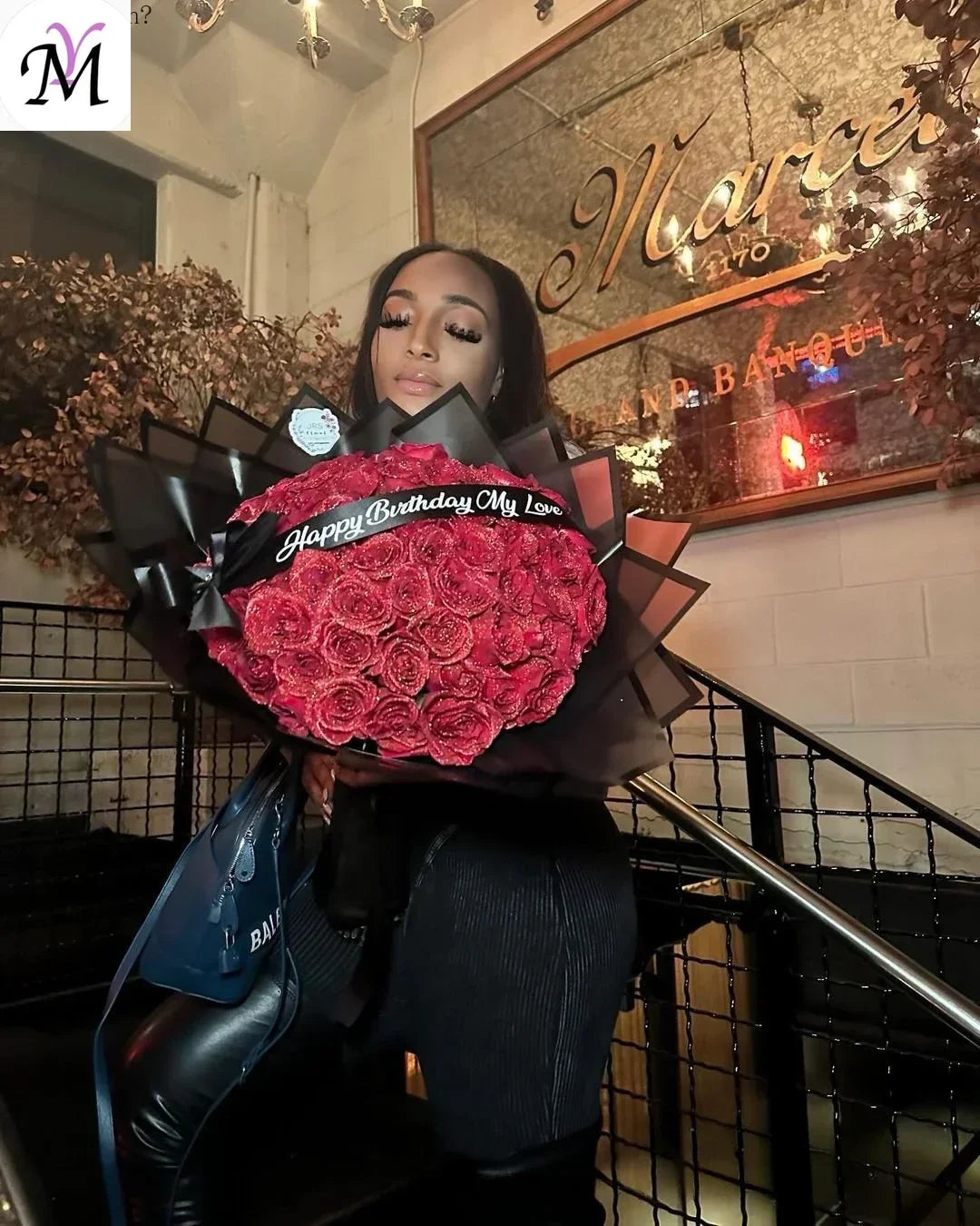 Glitter Rose Bouquet